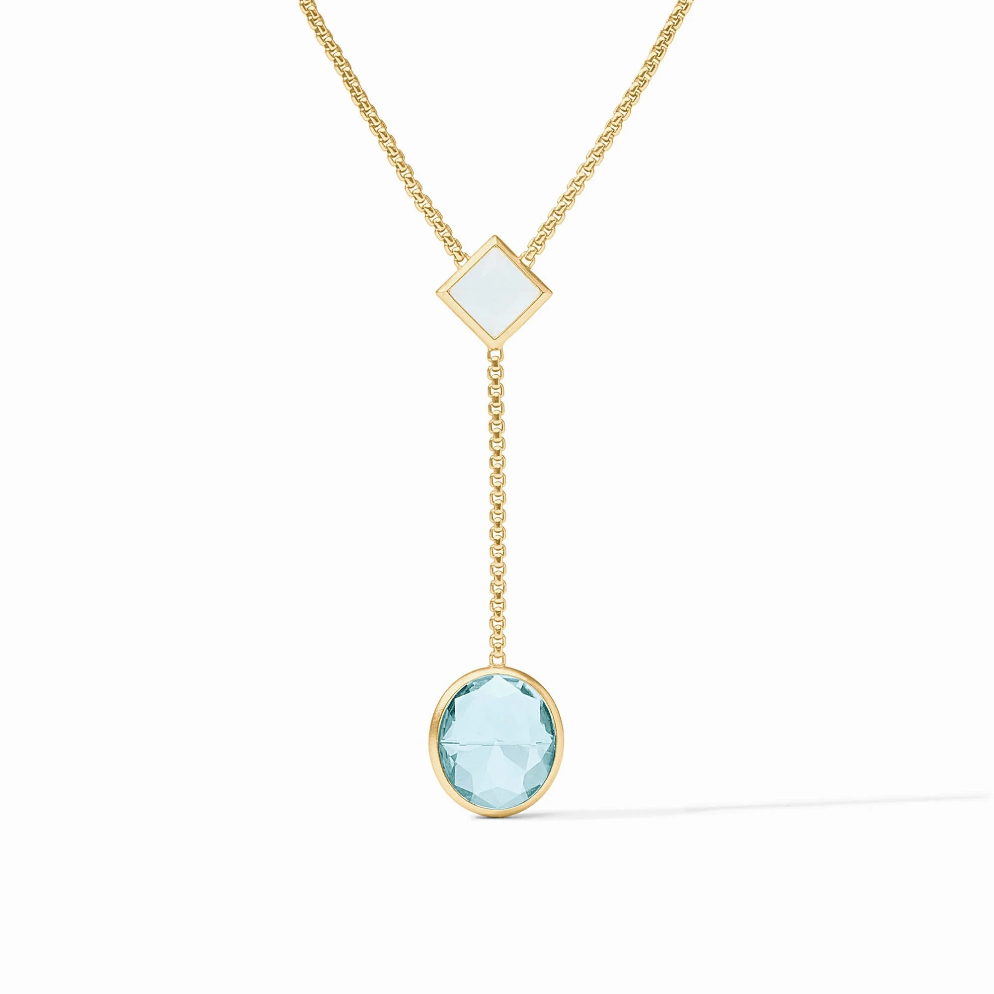 Jolie Gold Lariat Necklace