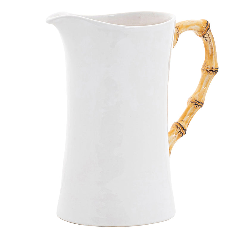 Bamboo Ceramic Large Pitcher