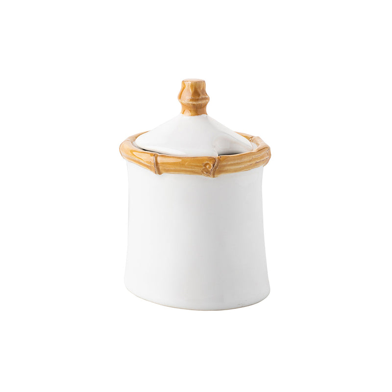 Bamboo Sugar Bowl with Lid