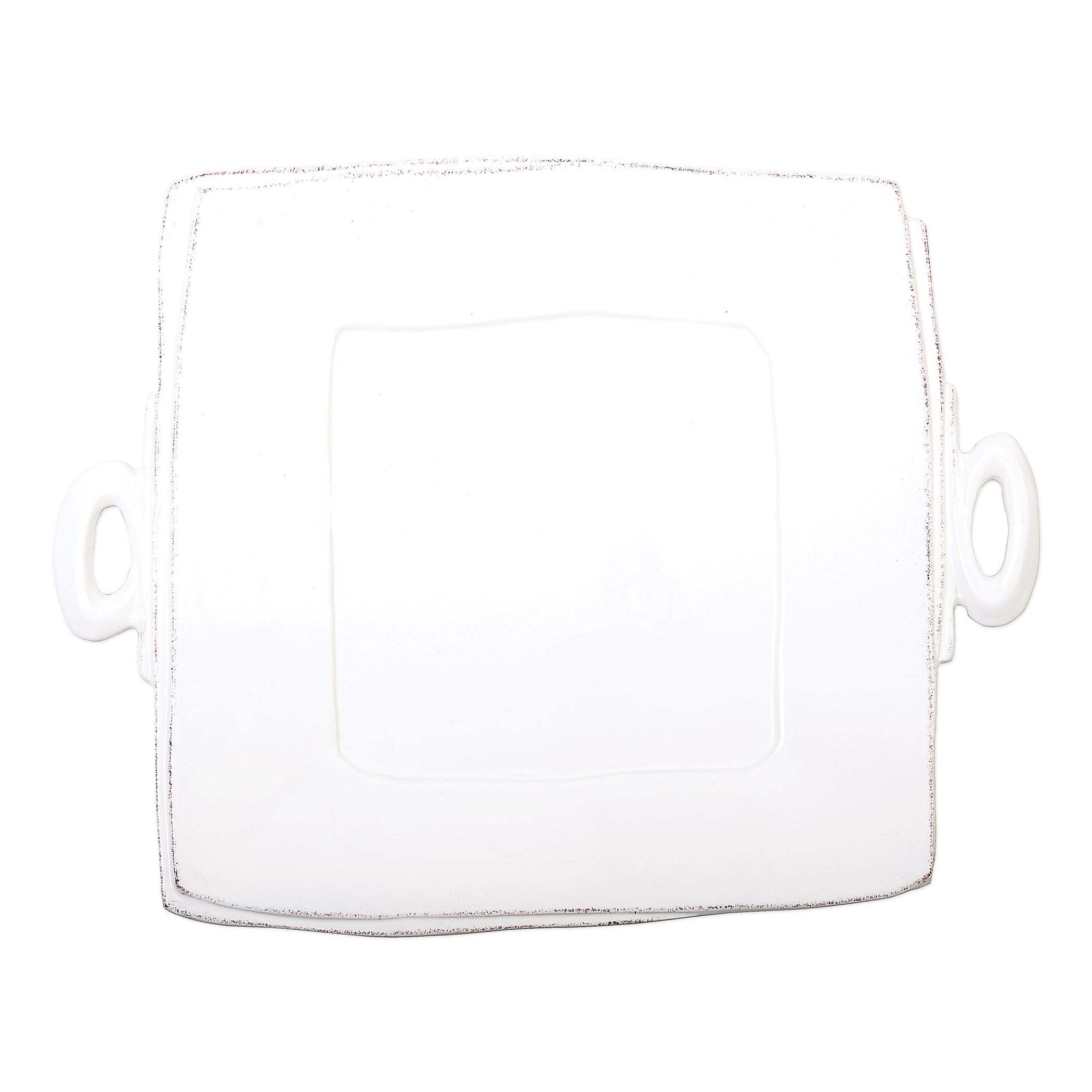Lastra Handled Square Platter
