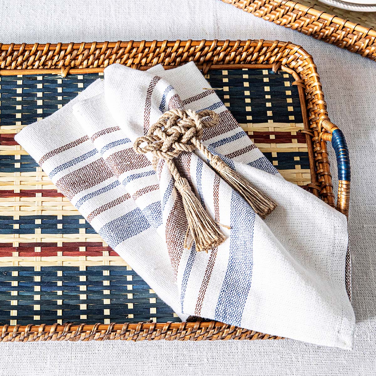 Danish Stripe Napkin, Set of 4