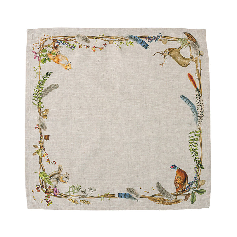 Forest Walk Napkin with Animals