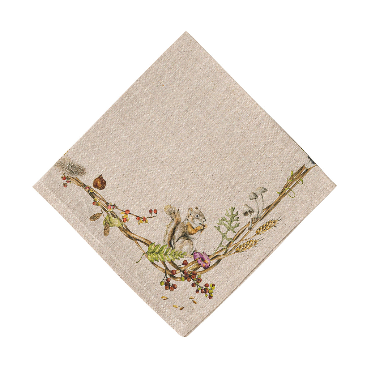Forest Walk Napkin with Animals