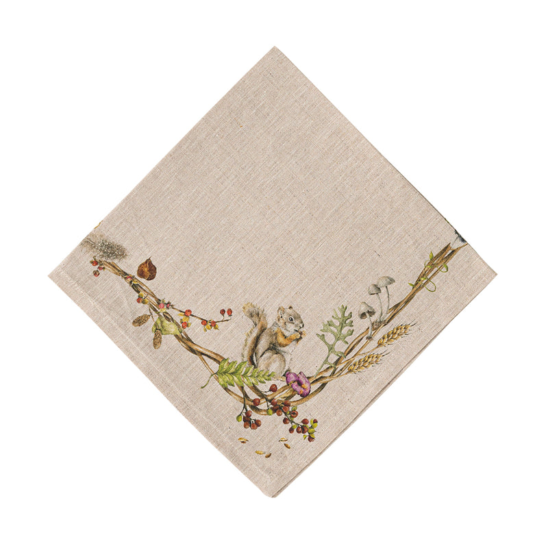 Forest Walk Napkin with Animals