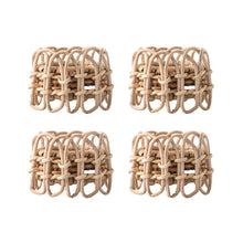 Provence Rattan Whitewash Napkin Ring