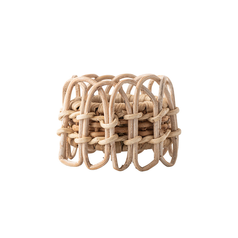 Provence Rattan Whitewash Napkin Ring