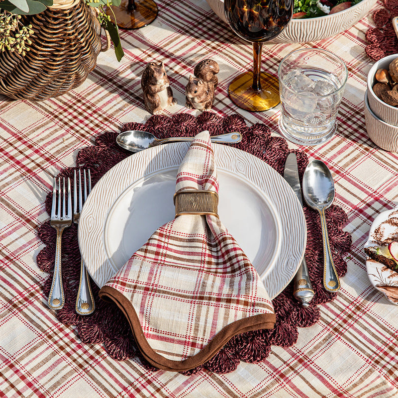 Blenheim Oak Napkin Ring
