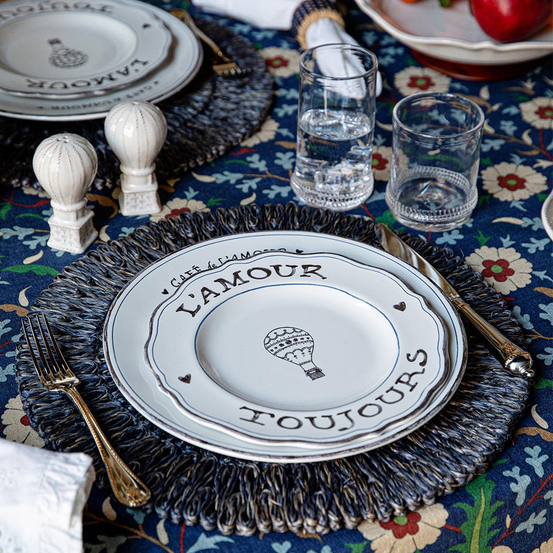 L'Amour Toujours Dessert/Salad Plates, Assorted set of 4