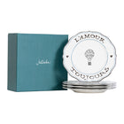 L'Amour Toujours Dessert/Salad Plates, Assorted set of 4