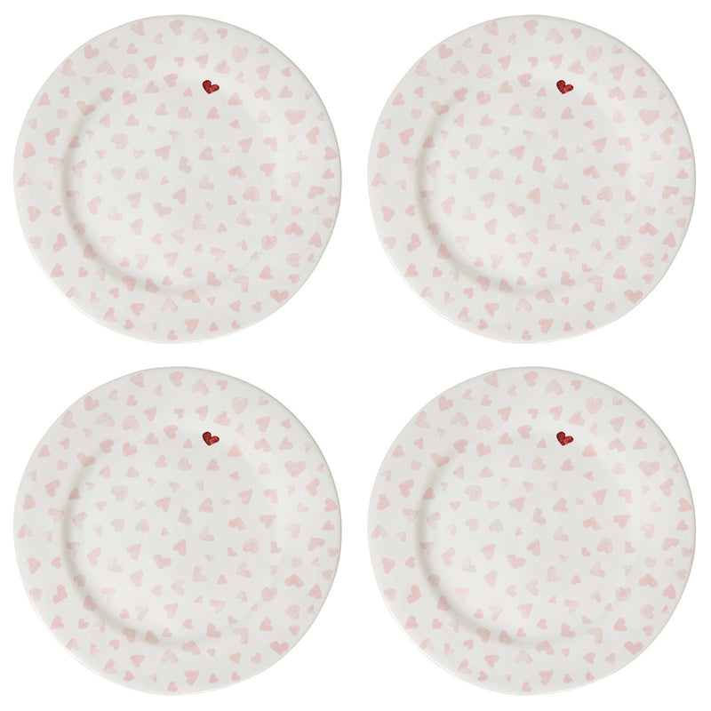Love You More Dessert/Salad Plate, Set of 4