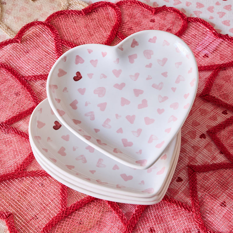 Love You More 7" Heart Tray