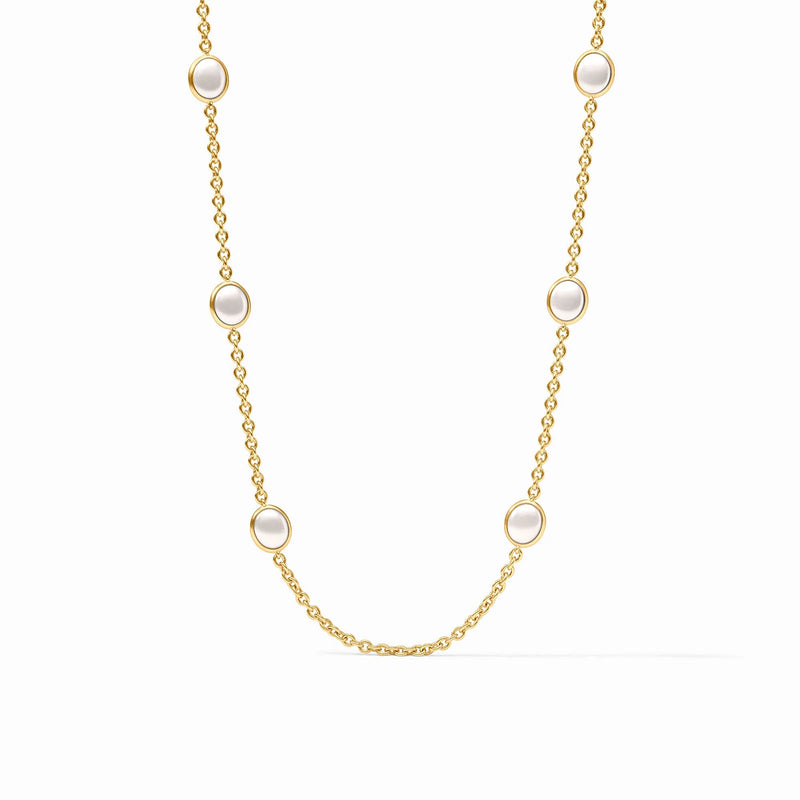 Laguna Gold Stone Station Necklace