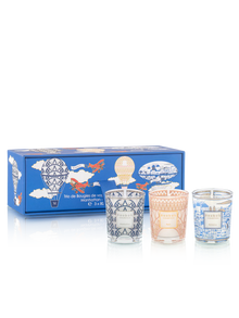Trio Travel Candles Manhattan-Paris-Mykonos