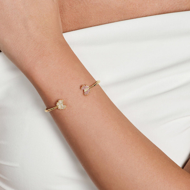 Butterfly Pink Pavé Bangle