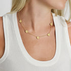 Butterfly Coin Station Necklace