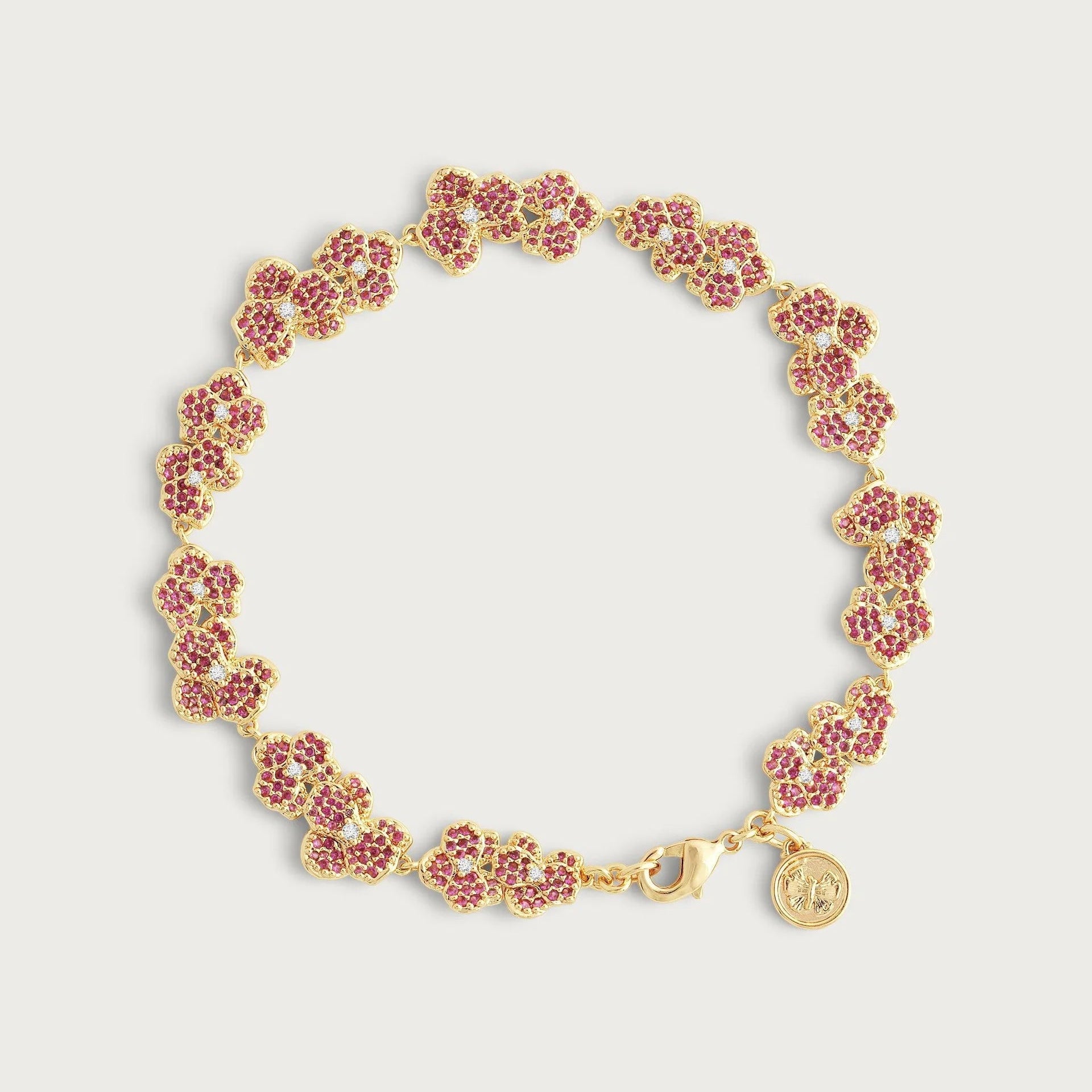Orchid Pavé Tennis Bracelet