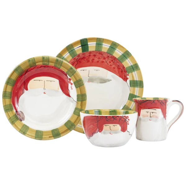 Old St. Nick 4-Piece Place Setting