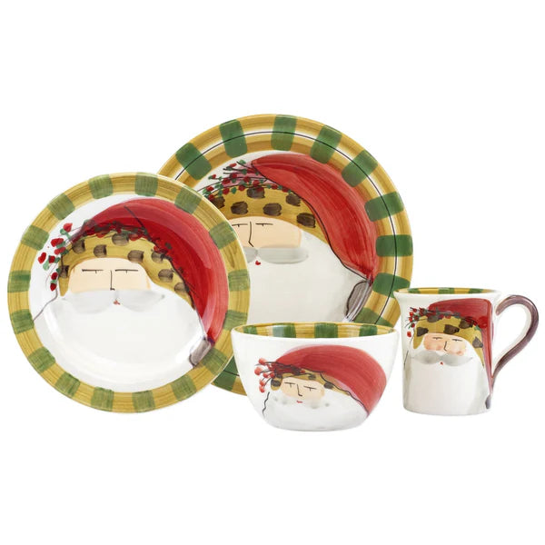 Old St. Nick 4-Piece Place Setting