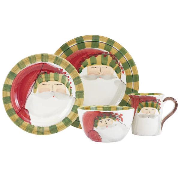 Old St. Nick 4-Piece Place Setting