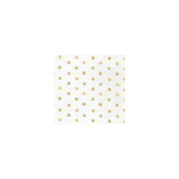 Papersoft Napkins Dot Cocktail Napkins, Pack of 20