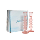 Provence 7" Candlestick, Set of 2