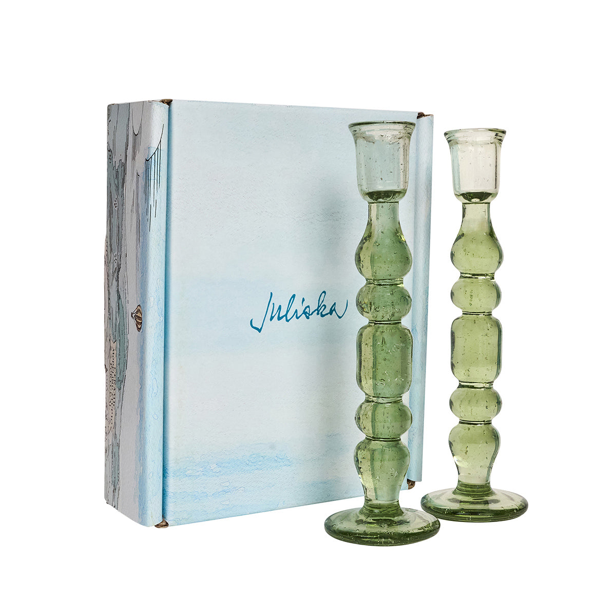 Provence 9" Candlestick, Set of 2