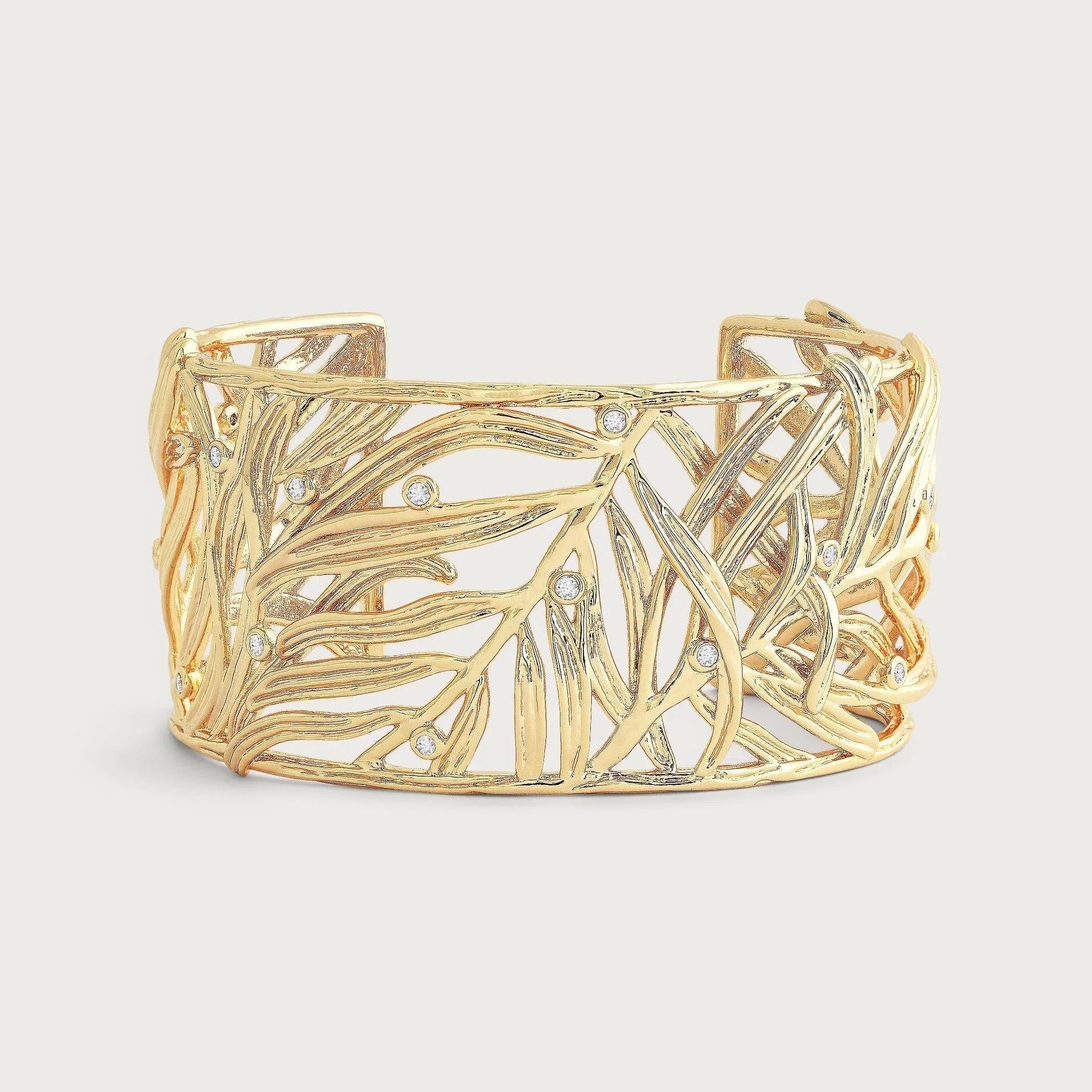 Palm Leaves Cuff