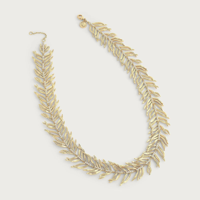 Palm Leaves Necklace