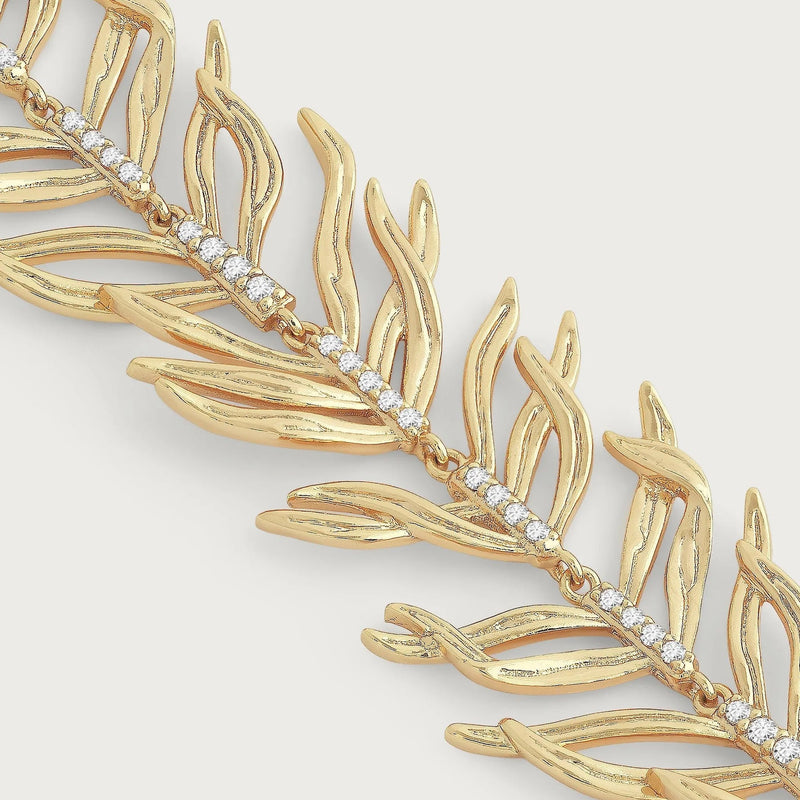 Palm Leaves Necklace