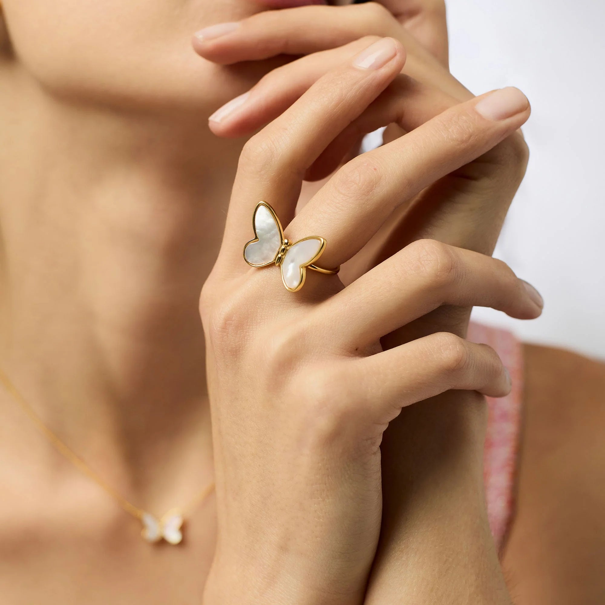 Papillon Gold Statement Ring