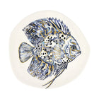 Reef Discus Fish Oblong Round Platter