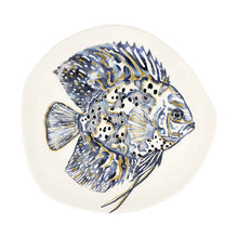 Reef Discus Fish Oblong Round Platter