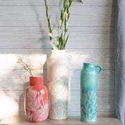 Reef Large White Tall Handled Vase