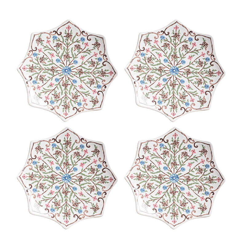 Villa Seville Scalloped Side/Cocktail Plate, Set of 4