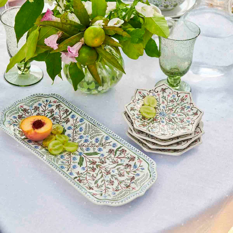 Villa Seville Scalloped Side/Cocktail Plate, Set of 4