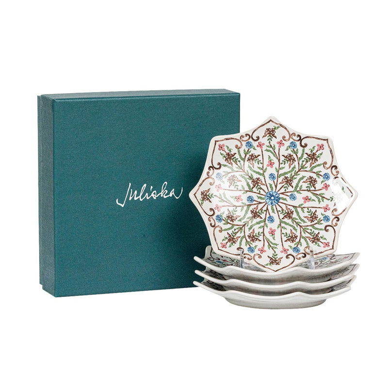 Villa Seville Scalloped Side/Cocktail Plate, Set of 4