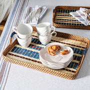 Danish Stripe Tray 21" Tray