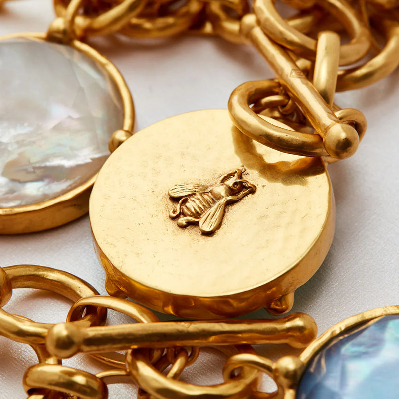 Honeybee Gold Statement Necklace
