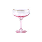 Rainbow Coupe Champagne Glass
