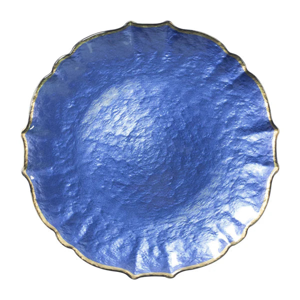 Baroque Glass Service Plate/Charger