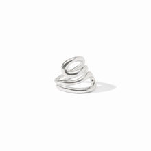 Wave Silver Wrap Ring