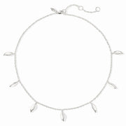 Willow Silver Delicate Charm Necklace