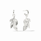 Willow Silver Hoop & Charm Earring