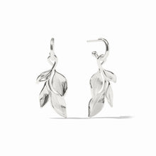Willow Silver Hoop & Charm Earring