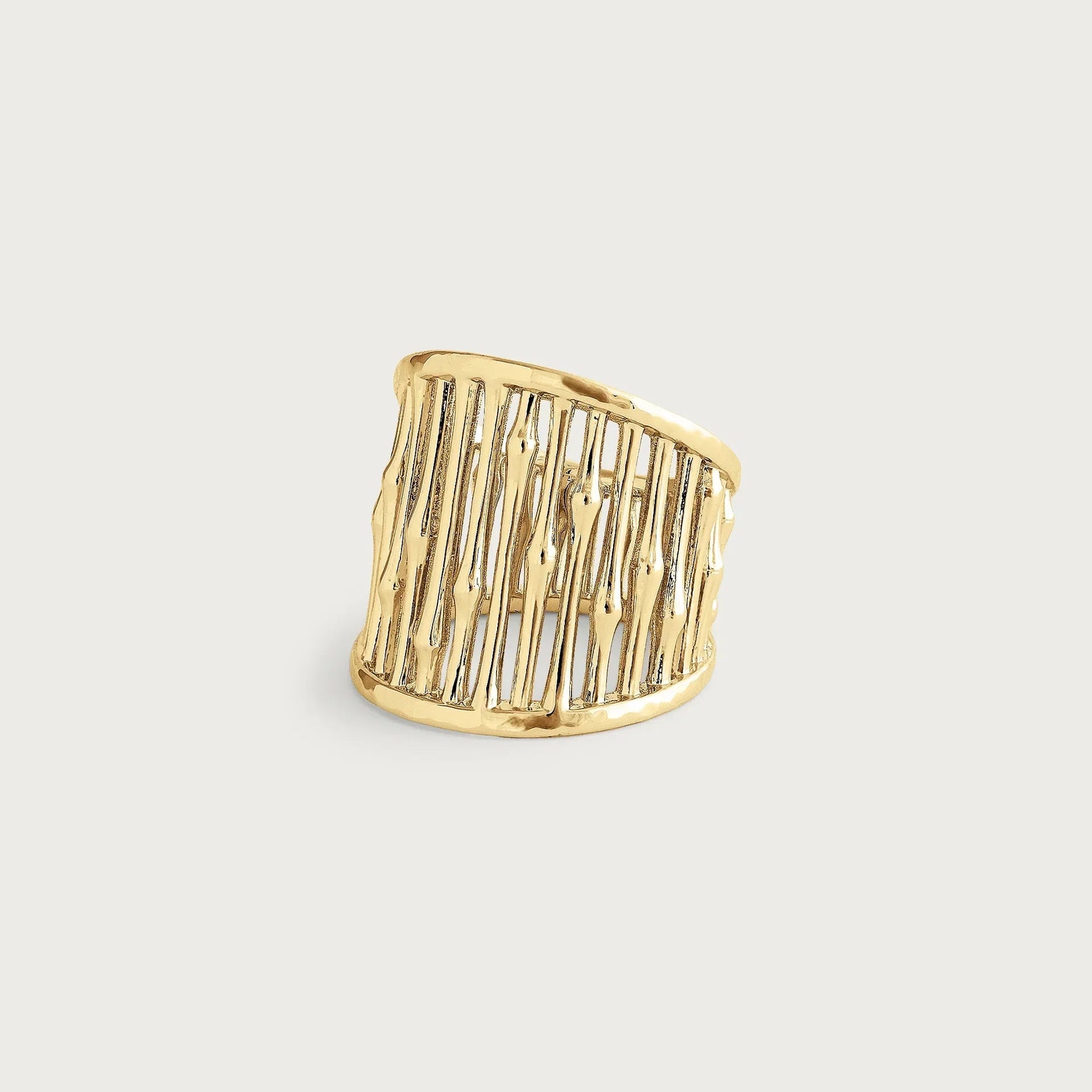 Bamboo Wide Ring