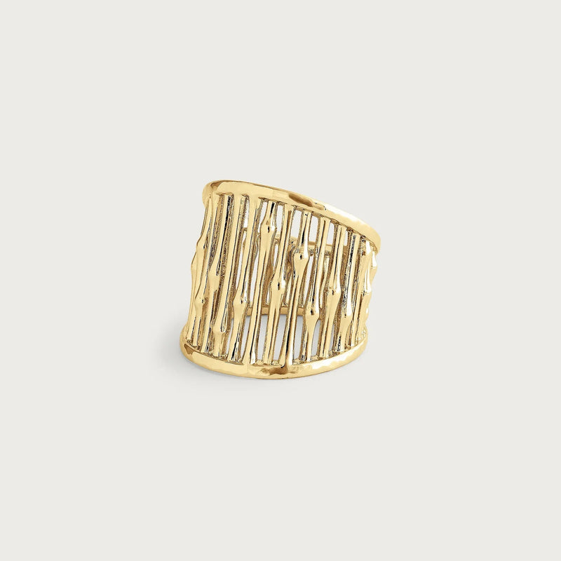 Bamboo Wide Ring