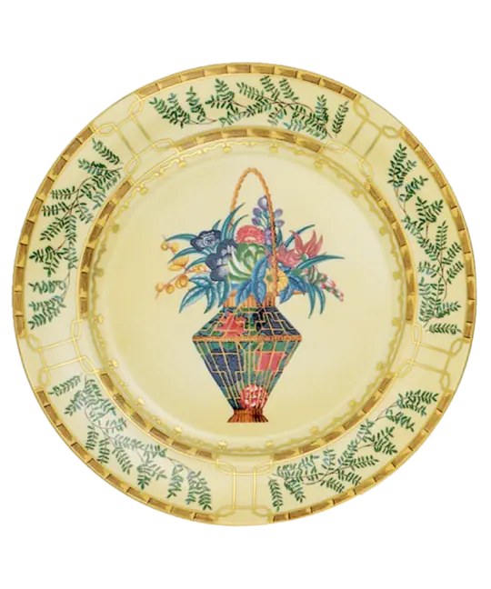 Ching Garden Dessert Plates, Set of 4
