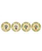 Ching Garden Dessert Plates, Set of 4