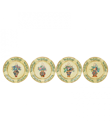 Ching Garden Dessert Plates, Set of 4