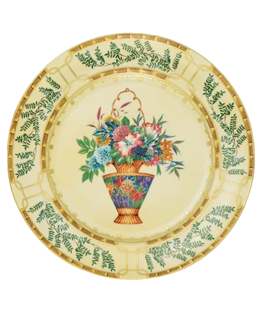 Ching Garden Dessert Plates, Set of 4